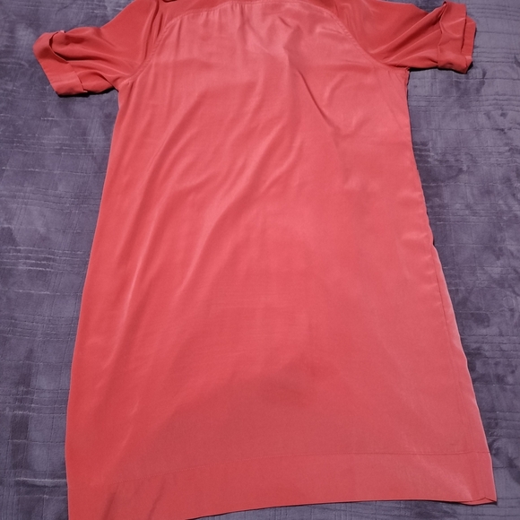 Evan-PiconeRust Red Short Sleeve Dress - Picture 3 of 3